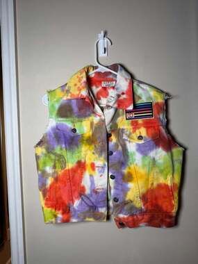 Civil Clothing Denim tie dye Vest